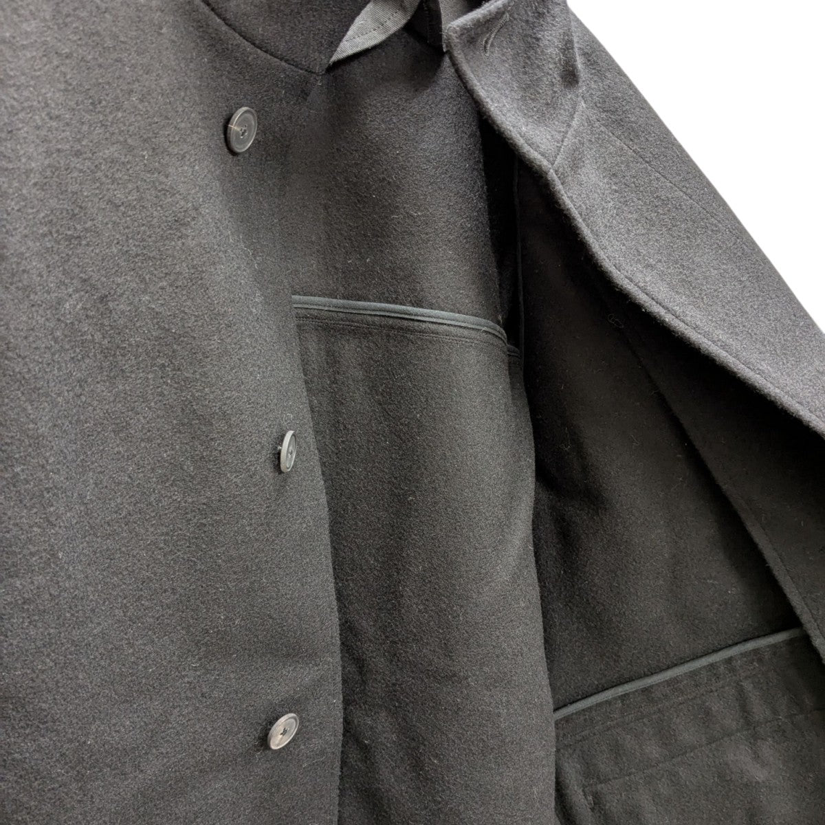 ATON(エイトン) Spanish Double Melton Stand Field Coatメルトン