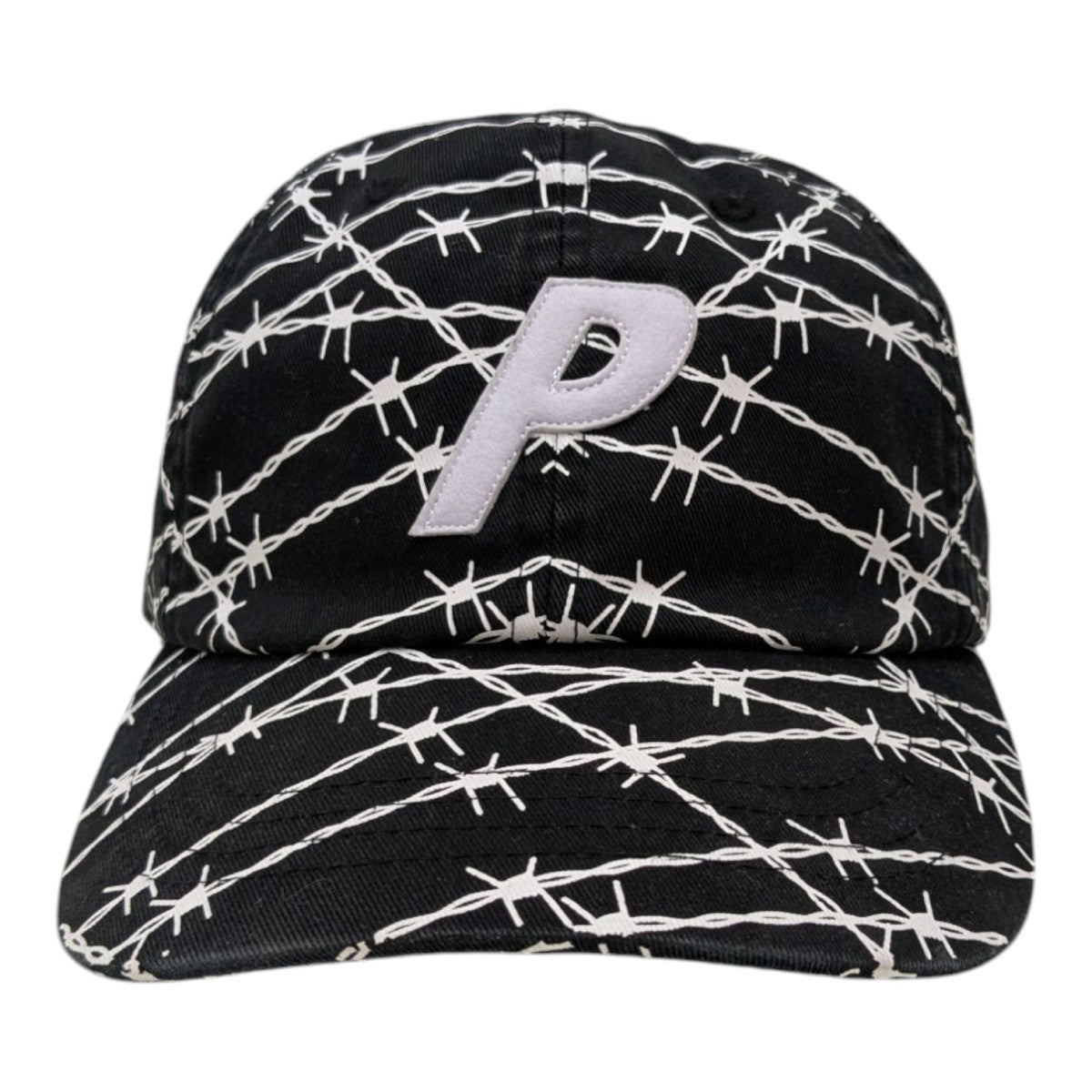 PALACE(パレス) 25SSDENIM P 6-PANELデニムキャップ ブラック