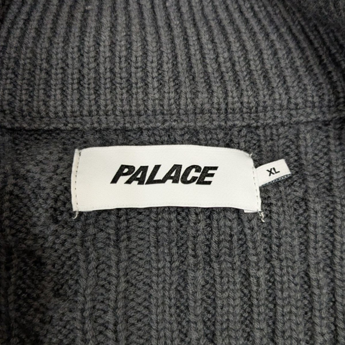 팔라스 패치워크 집 니트 화이트 - 25SS | Palace | KREAM