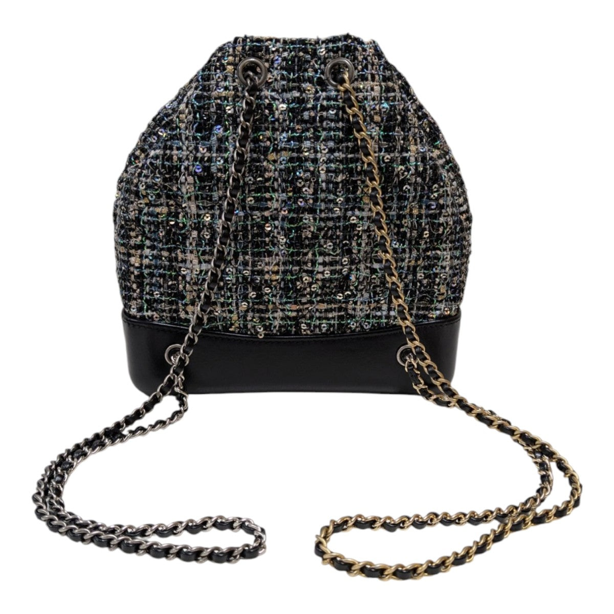 シャネル ツイード リュック ショルダー CHANEL(シャネル) 19年製ショルダーバッグ／ガブリエルドゥ マトラッセ