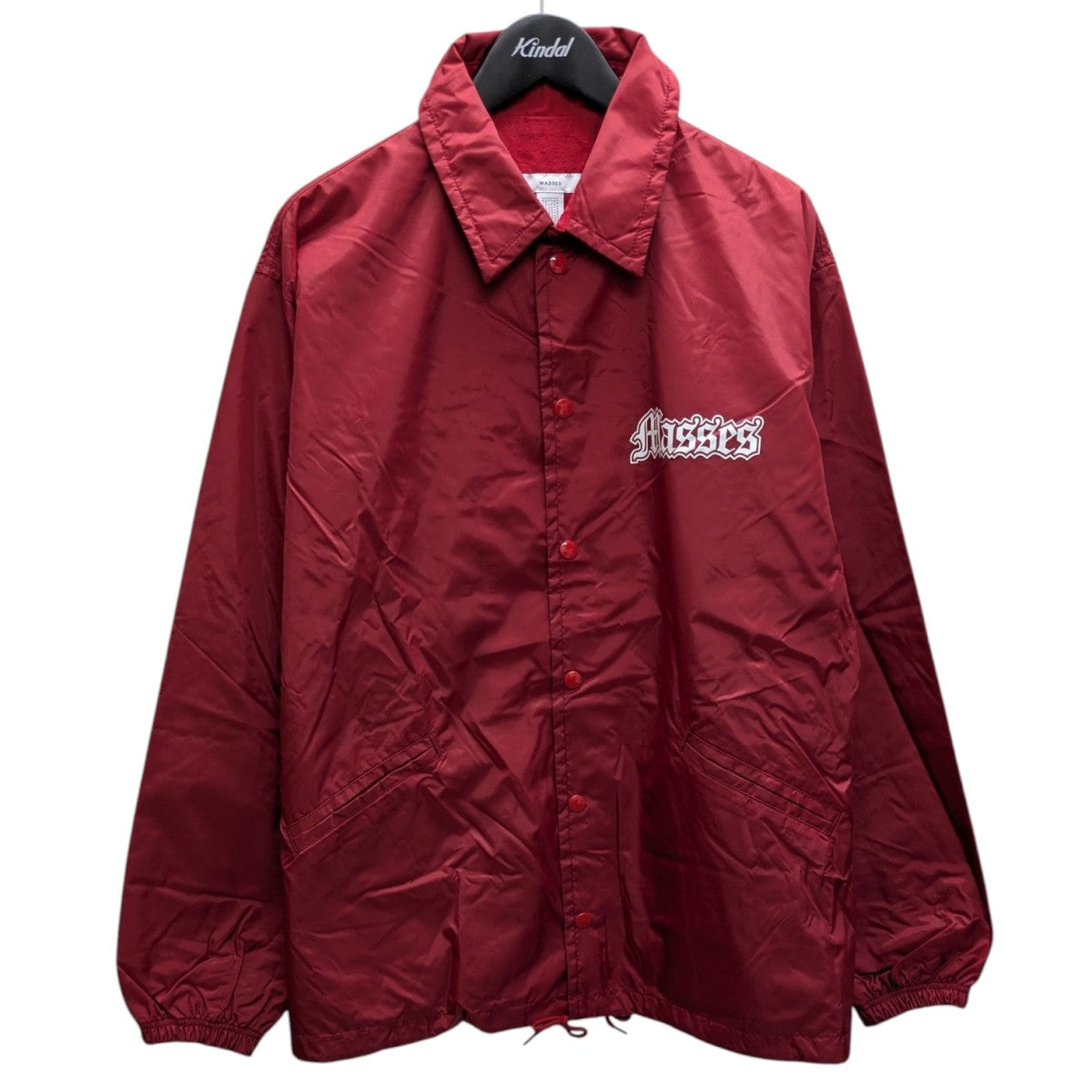 MASSES(マシス) NYLON JACKET CROWコーチジャケット レッド