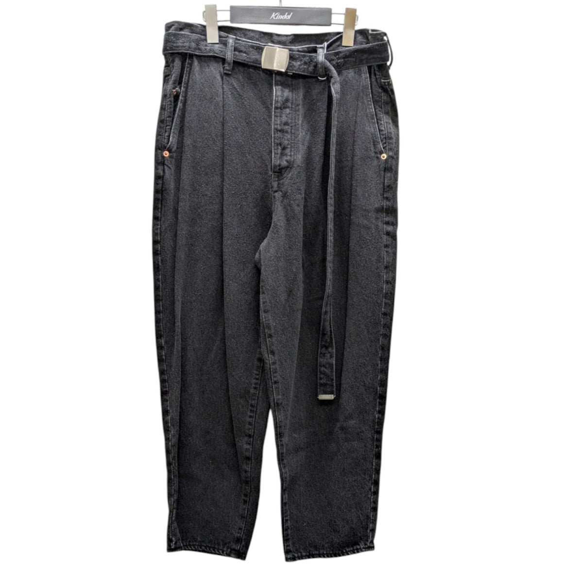 SILK DENIM WIDE TAPERED TROUSER (18SS08PT68) | DIVERSE