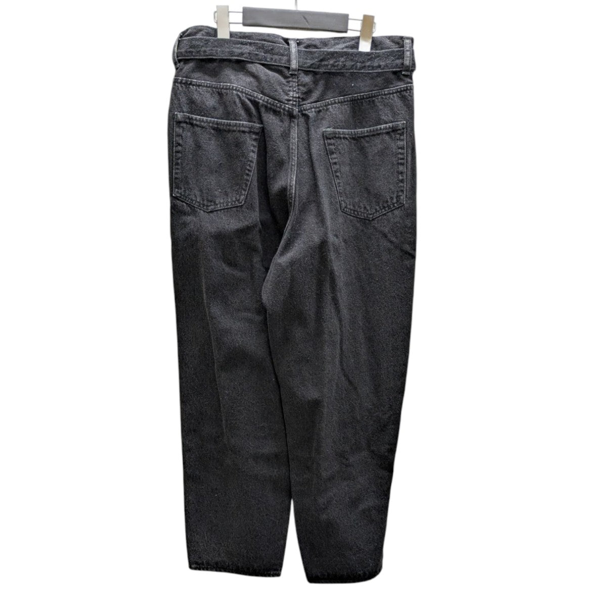 SILK DENIM WIDE TAPERED TROUSER (18SS08PT68) | DIVERSE