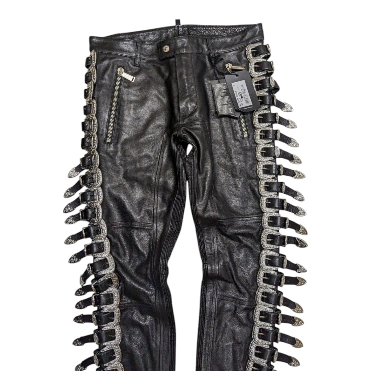 DSQUARED2(ディースクエアード) レザーパンツS71KB0058 DSQUARED2(ディースクエアード) レザーパンツS71KB0058