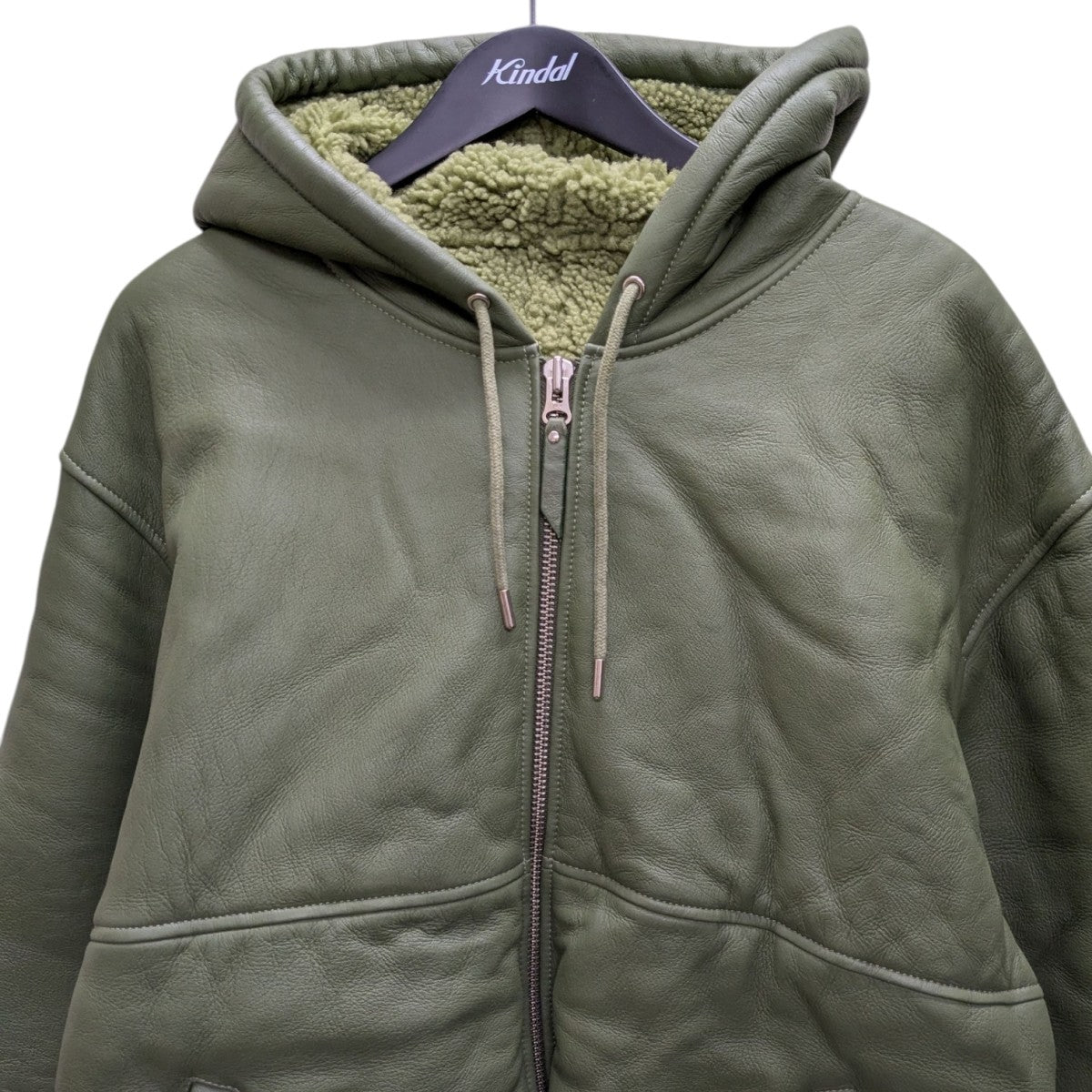 stussy(ステューシー) レザージャケットブルゾン 115751 グリーン