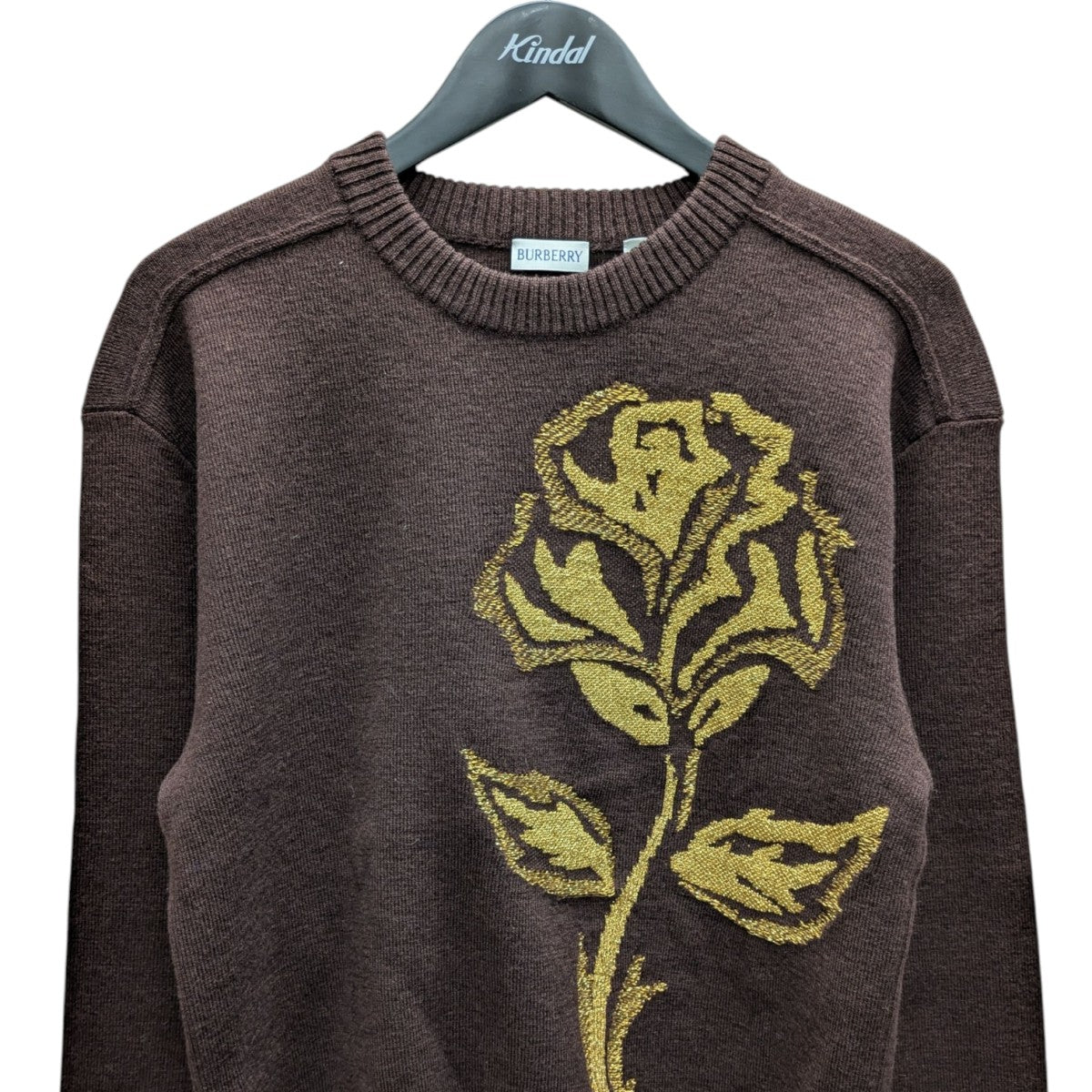 美品　刺繍ロゴ　BURBERRY タートルネックセーター サイズ2 美品刺繍ロゴBURBERRY タートルネックセーター サイズ2