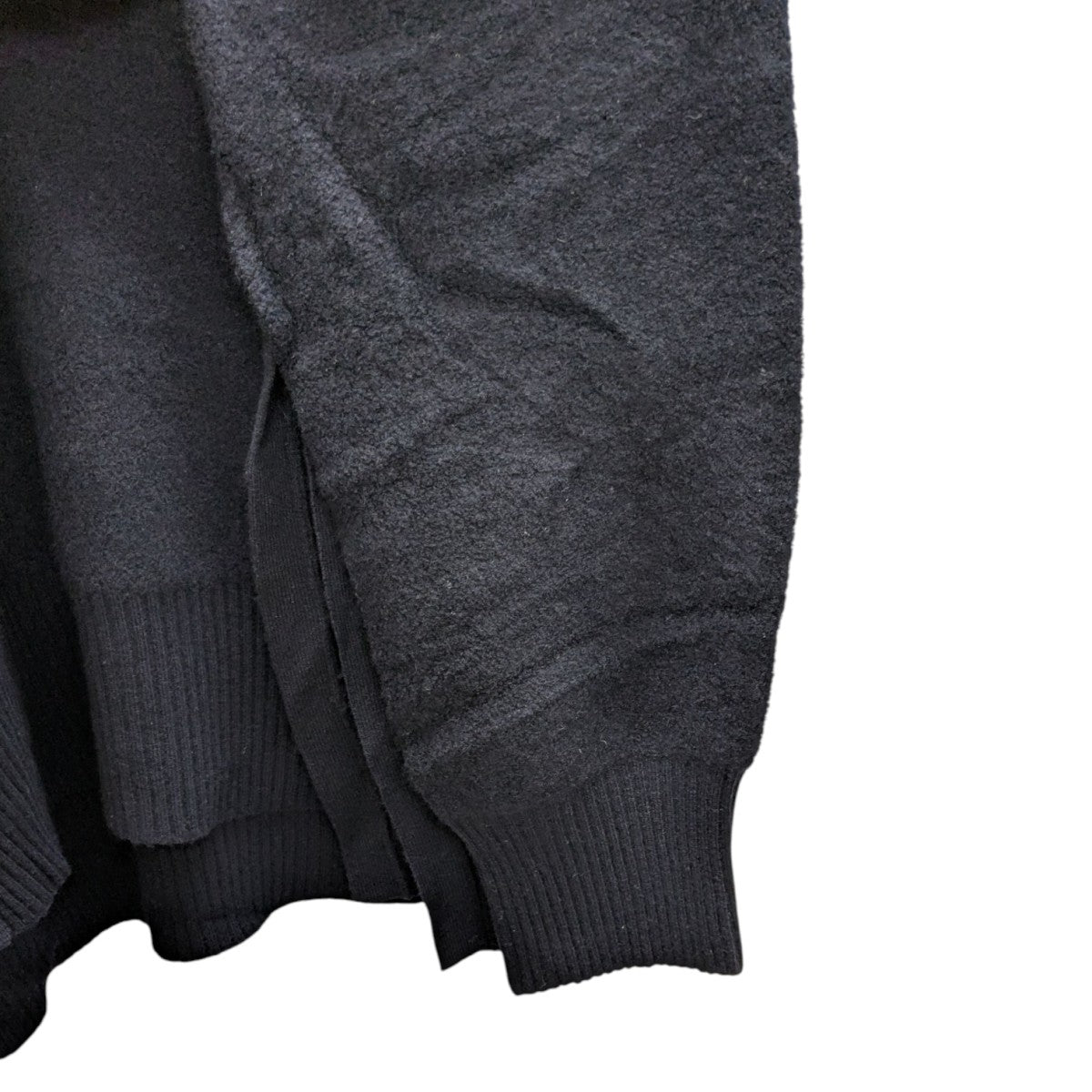ADR L’Appartement Wool pile Reversible Knit Hoodie ウールパイルリバーシブルニットフーディ 古着・中古-5枚目のアイテム画像