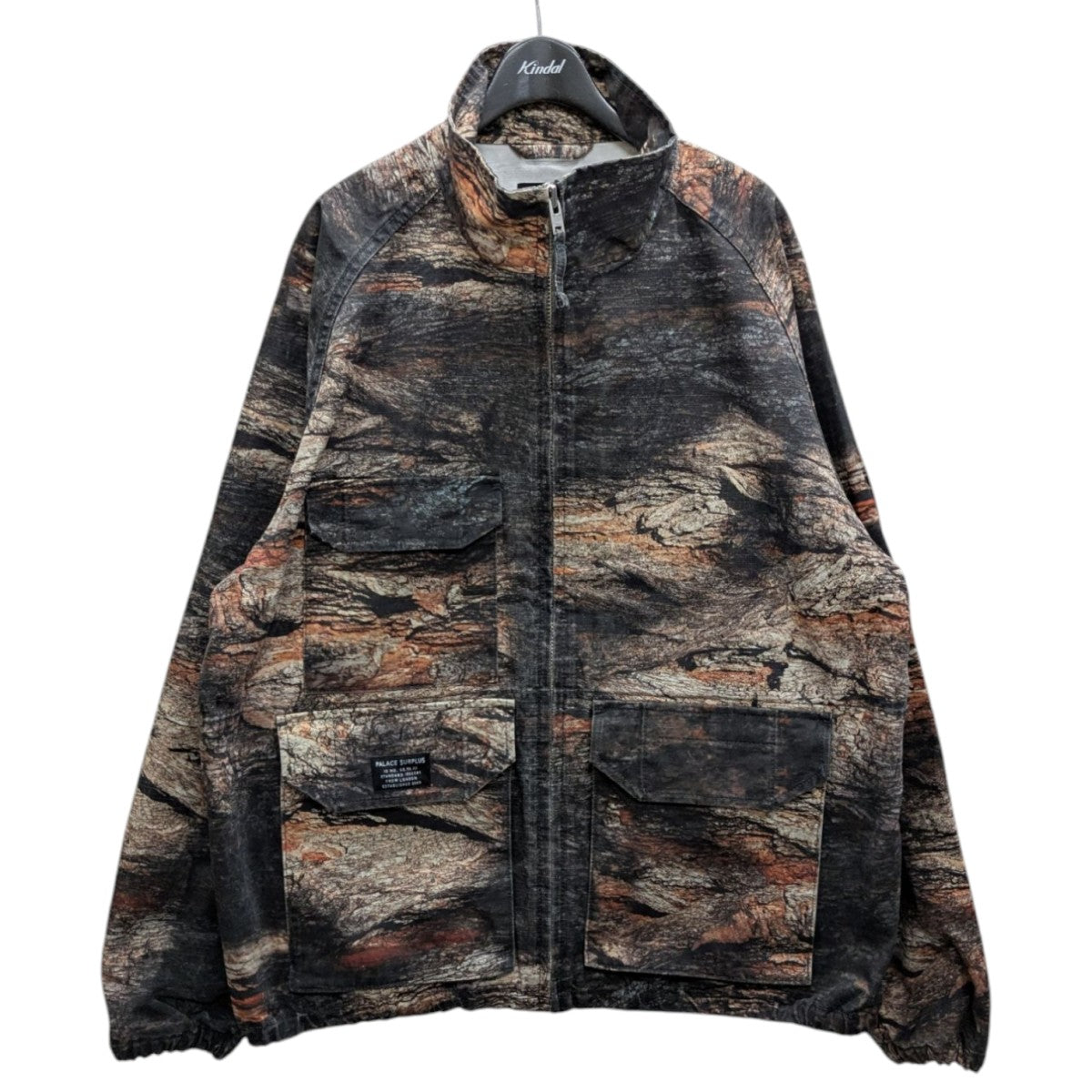 PALACE(パレス) TYPO WAVE JACKETアノラックパーカー ベージュ