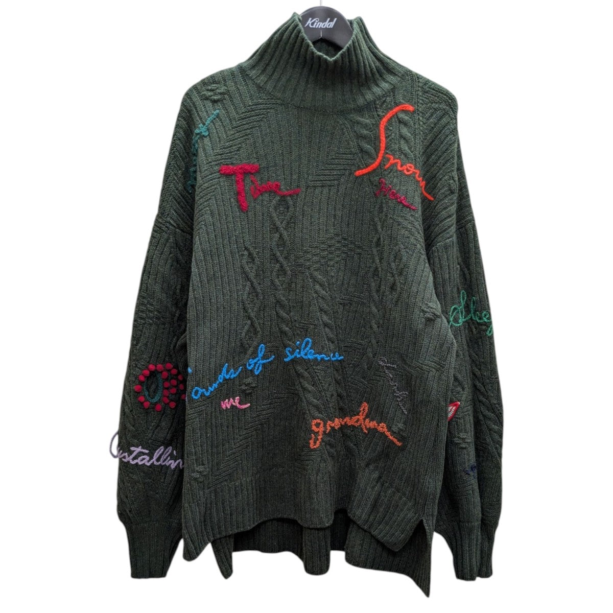 mame kurogouchi(マメクロゴウチ) Cable Knit Pullover with