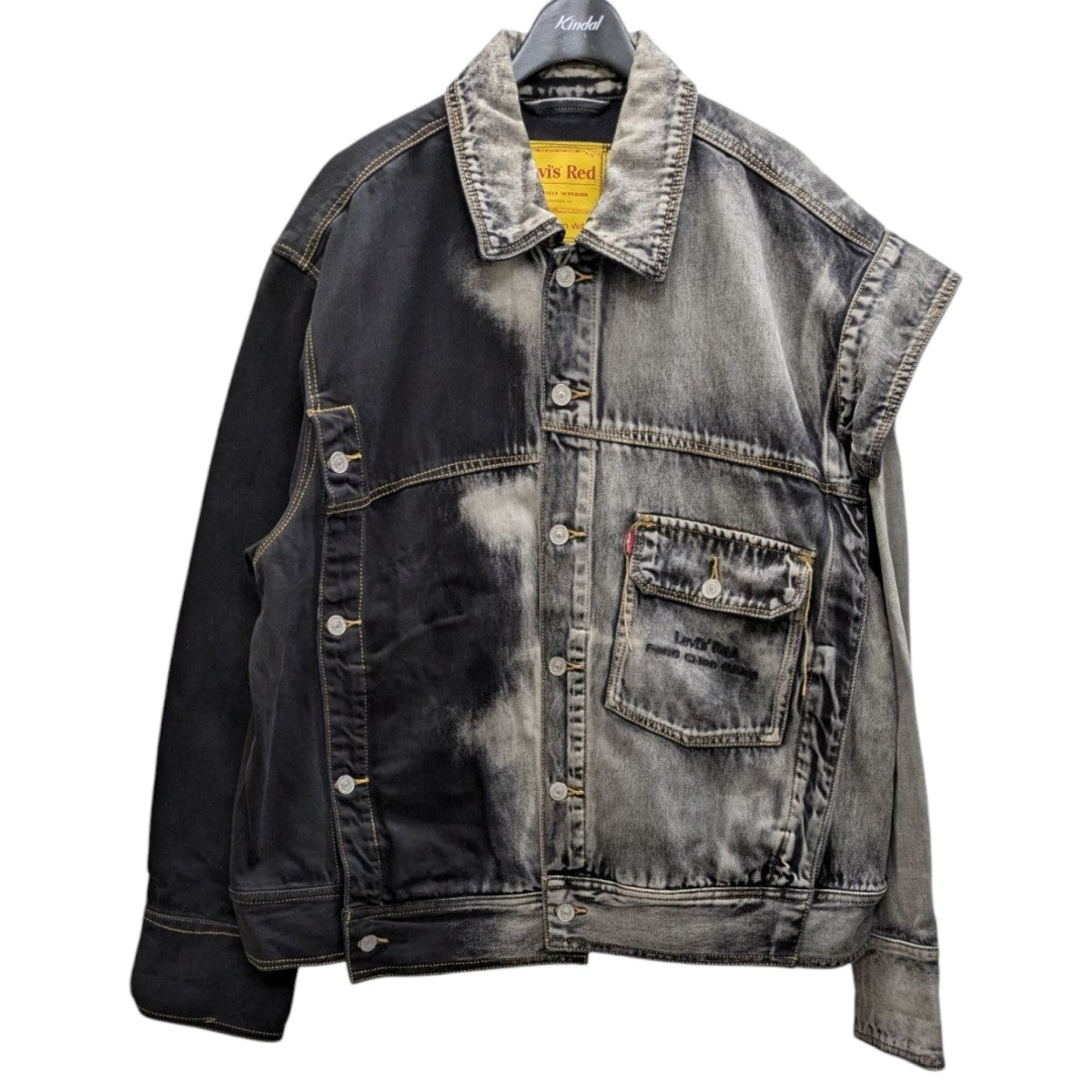 feng chen wang×LEVI'S デニムジャケット グレー サイズ L