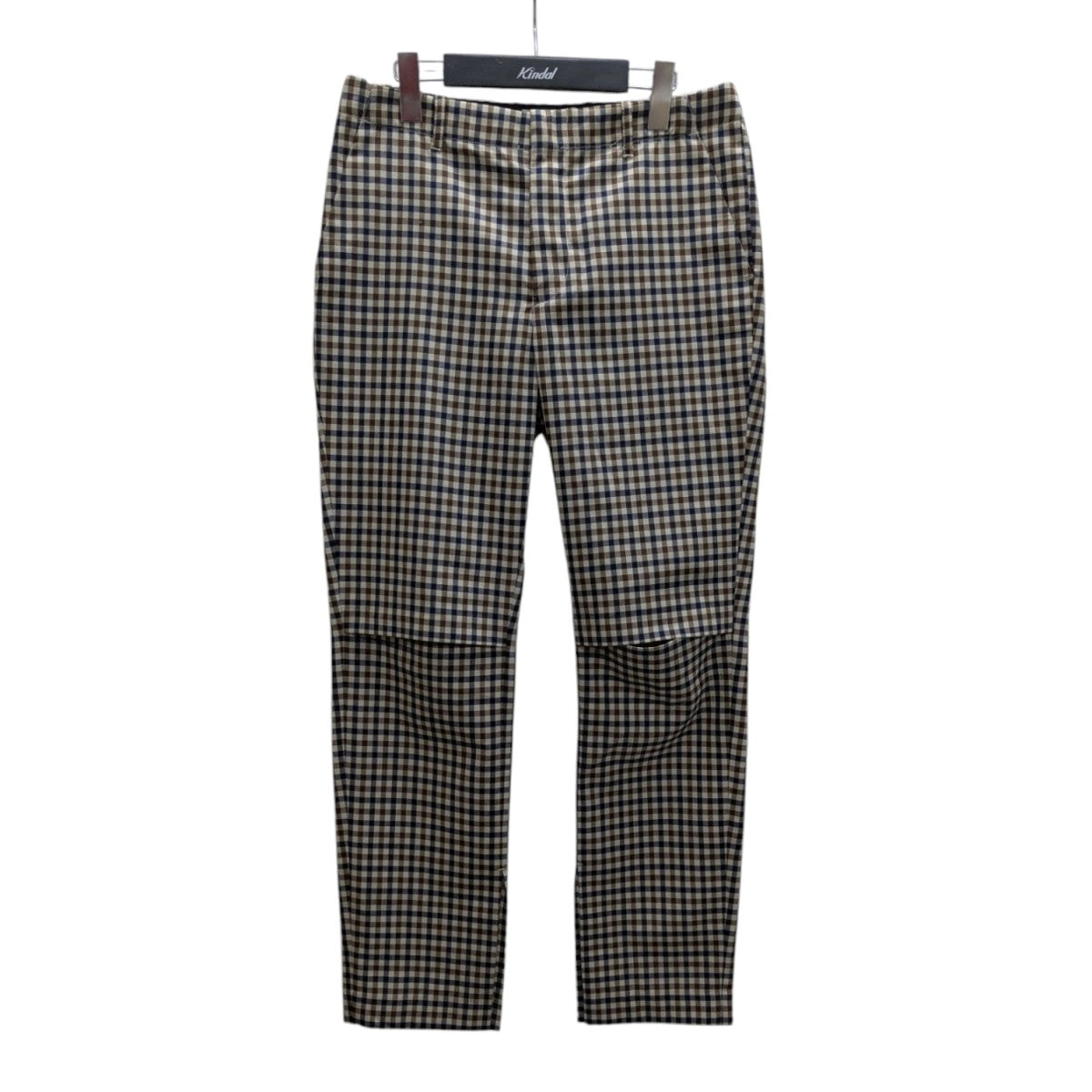 CHECK SLIT SLACKS チェックスリットスラックス