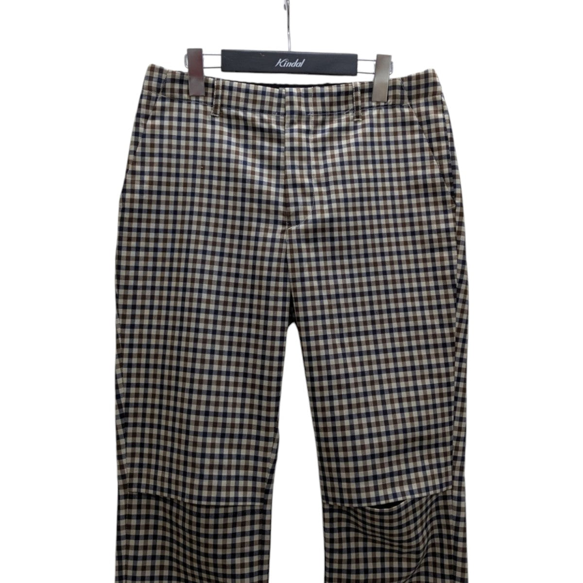 CHECK SLIT SLACKS チェックスリットスラックス