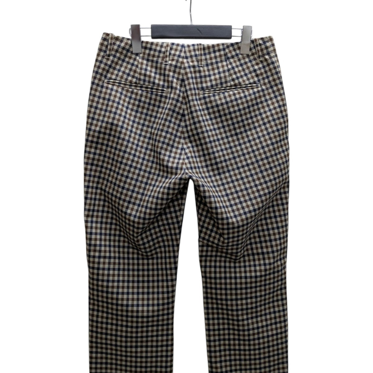 CHECK SLIT SLACKS チェックスリットスラックス