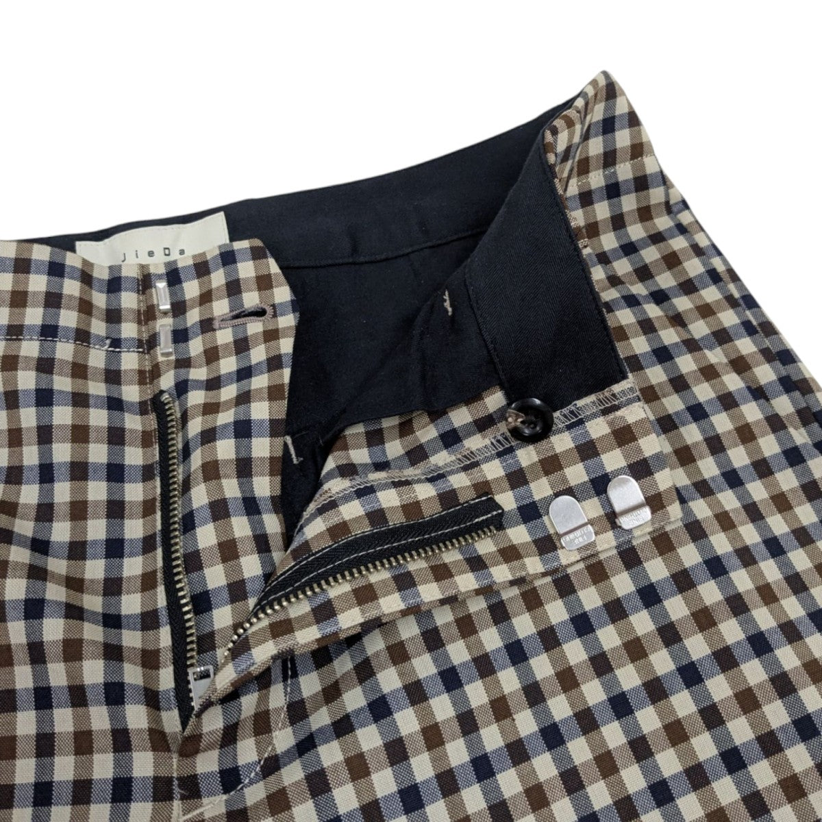 CHECK SLIT SLACKS チェックスリットスラックス
