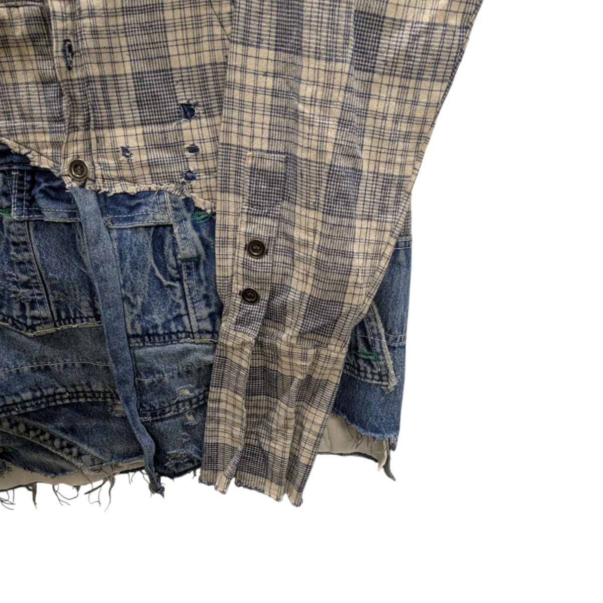 GREG LAUREN(グレッグローレン) Vintage DENIM STUDIO SHIRT