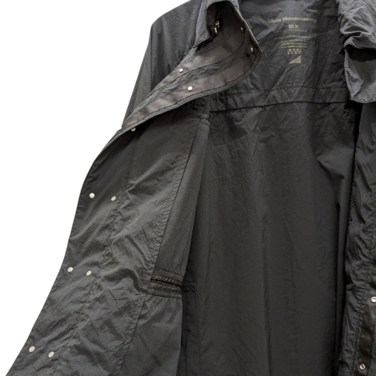 25SSGARMENT DYE COATガーメントダイコートBK2571208