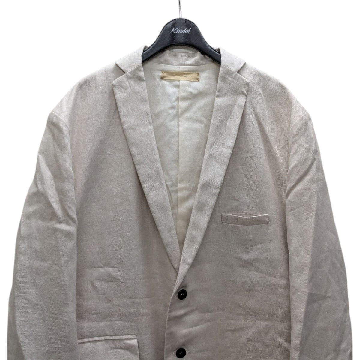 Suzuki Takayuki Men's リネン ジャケット SUZUKI TAKAYUKI(スズキタカユキ) リネンテーラードジャケット