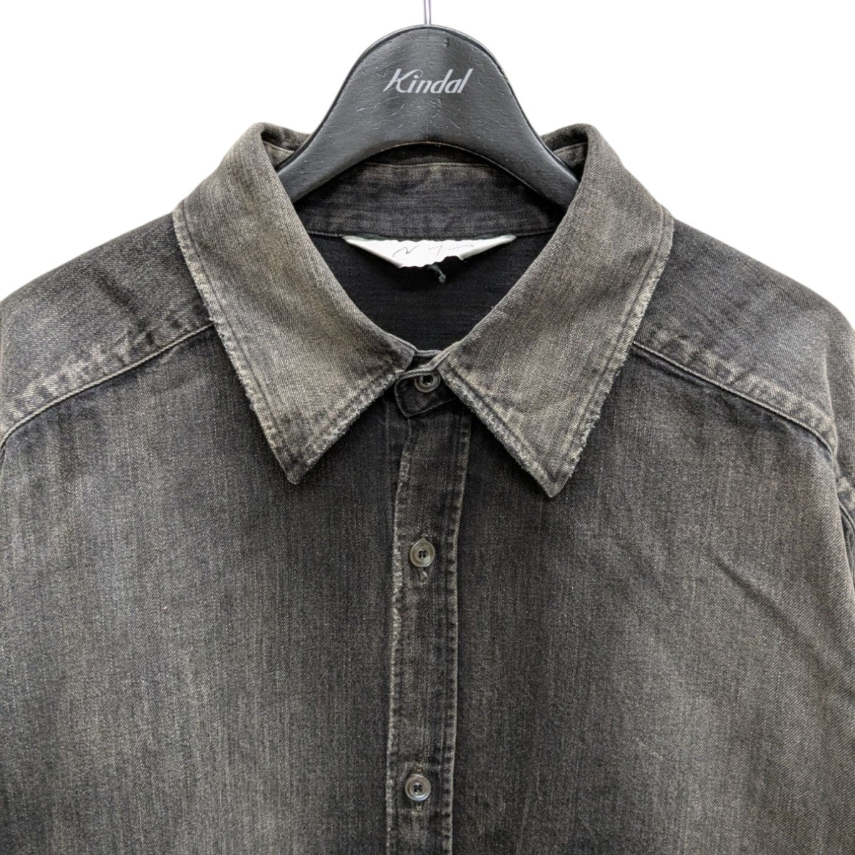 ANCELLM(アンセルム) 24AWDRESS DENIM SHIRTデニムシャツ グレー