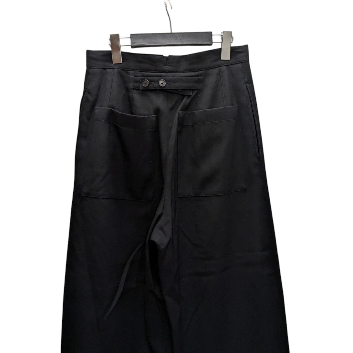 JIL SANDER】ワンタック ワイド ストレートパンツ Black (Jil
