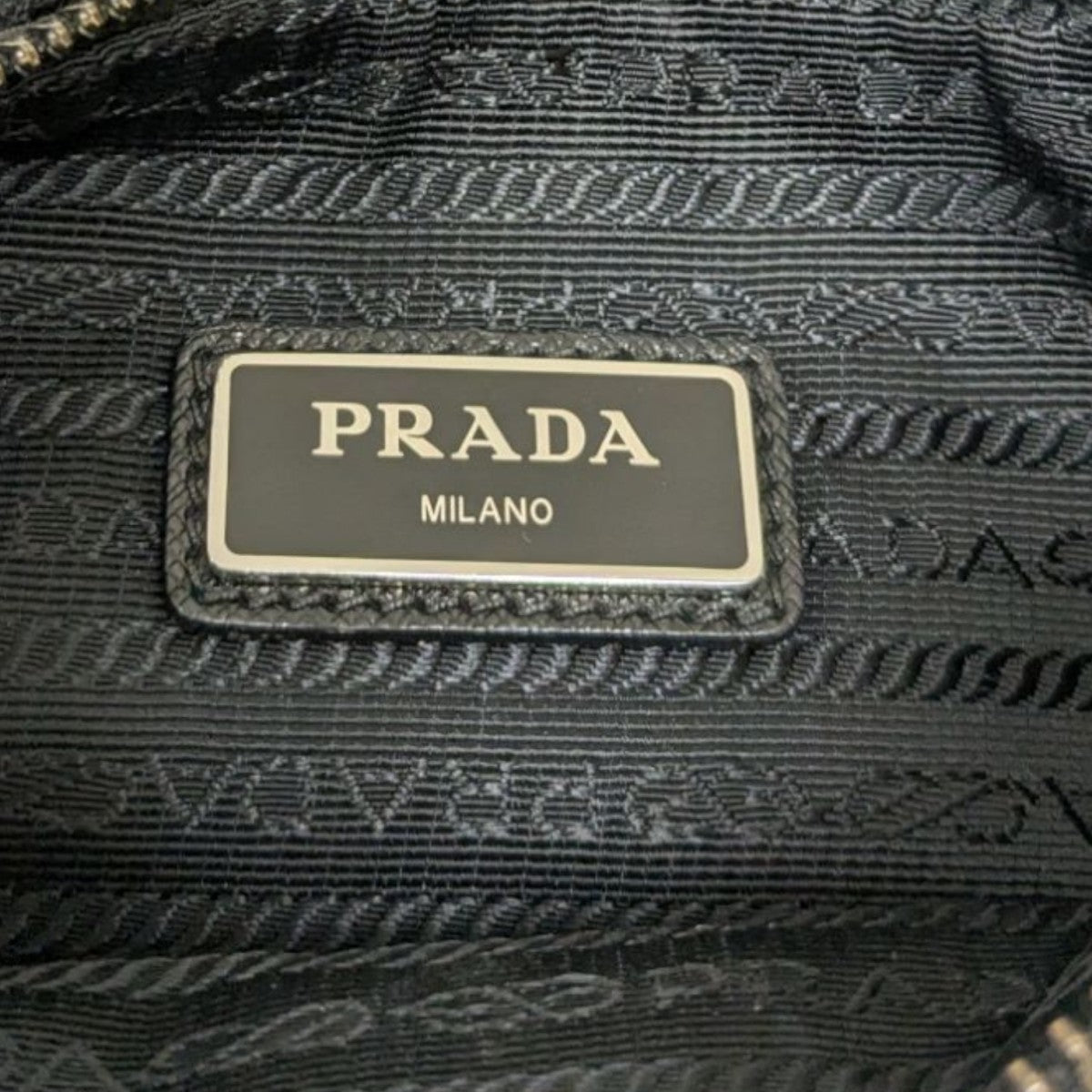 PRADA(プラダ) Re-Nylon Xサフィアーノレザー ショルダーバッグ