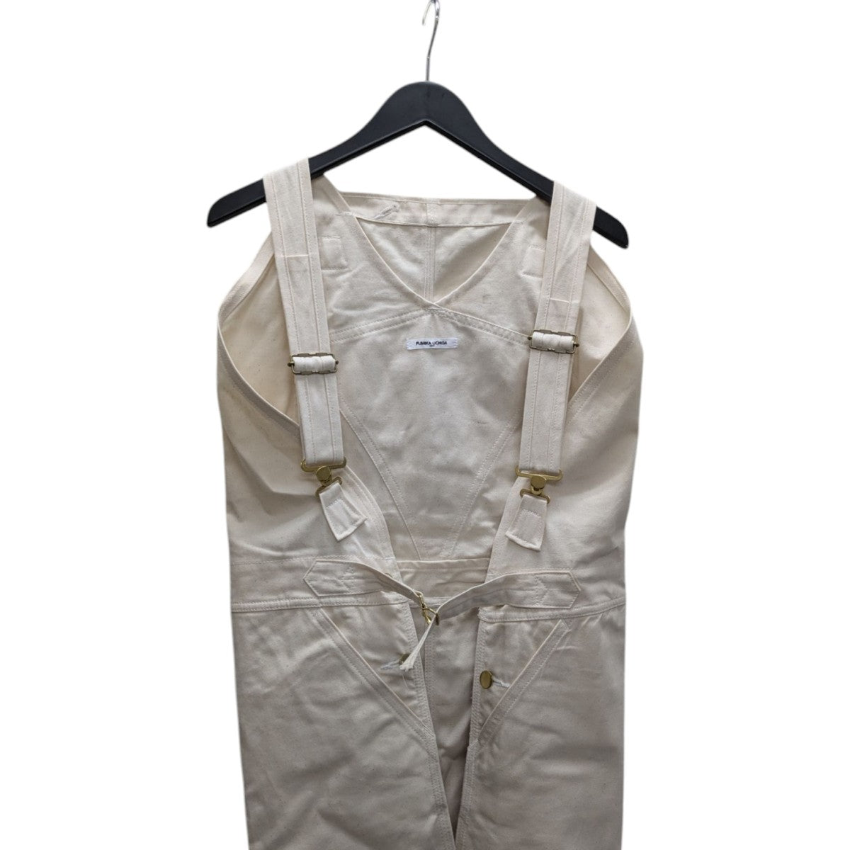 FUMIKA UCHIDA(フミカウチダ) DENIM OVERALL APRON MIDI DRESS