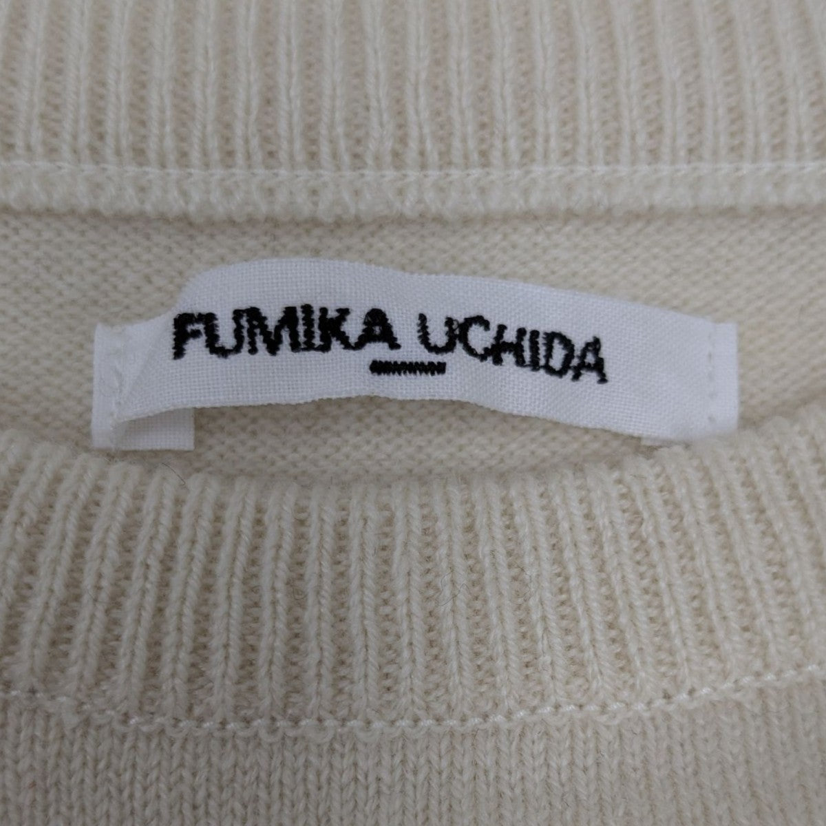 FUMIKA UCHIDA(フミカウチダ) CASHMERE CREW-NECK BODYSUIT カシミヤ