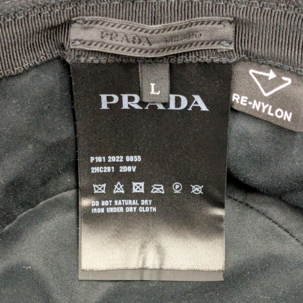 RE-NYLON バイザーバケットハット