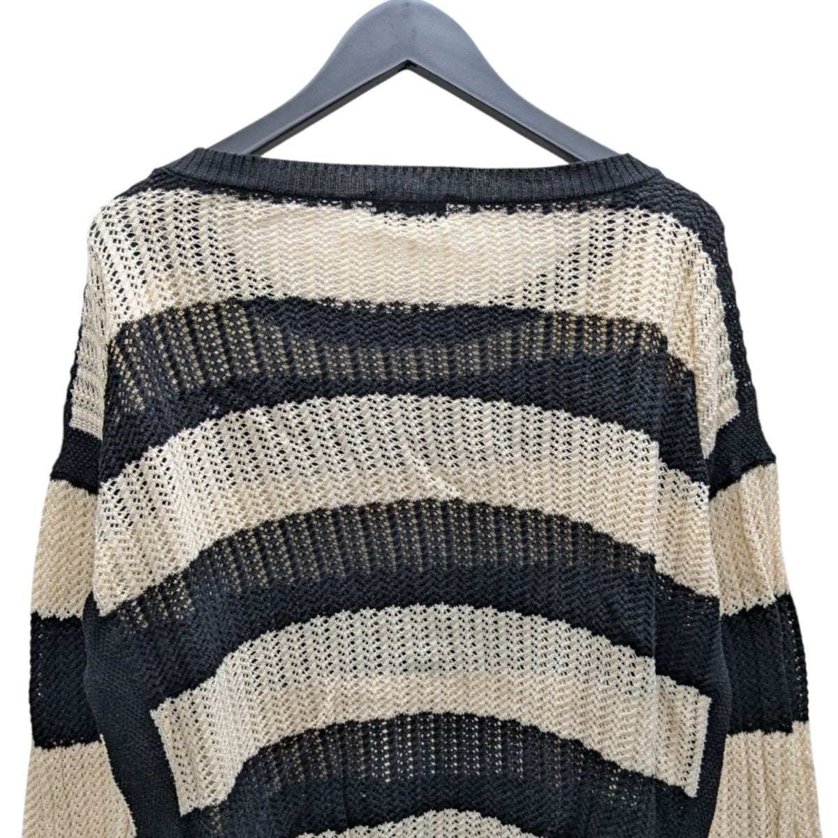 BED J．W． FORD(ベッドフォード) 20SS Mesh Sweater ボーダー