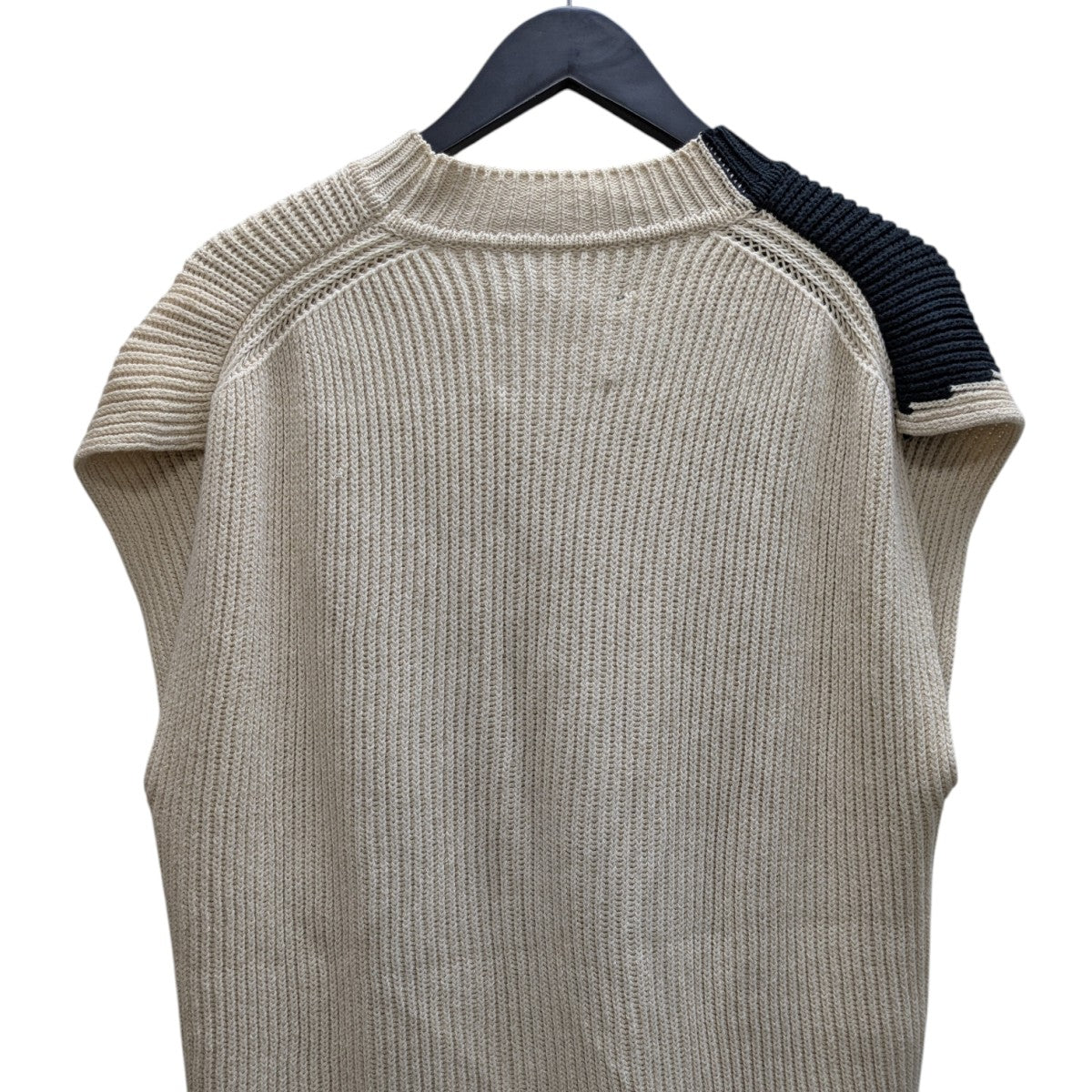 20SS ROUND NECK RIBBED VEST ニットベスト