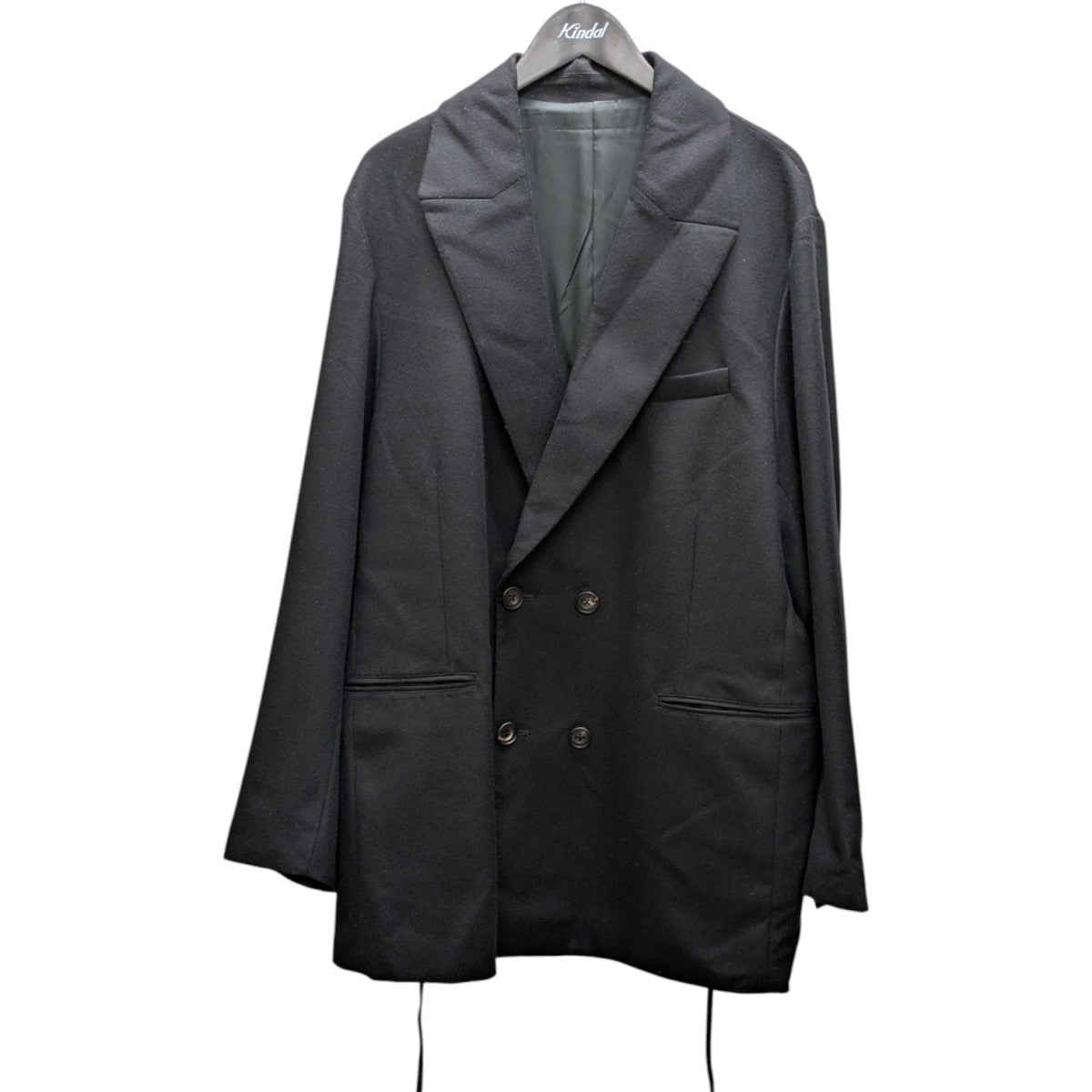 Oversized Peak Lapel Jacket オーバーサイズウールジャケット