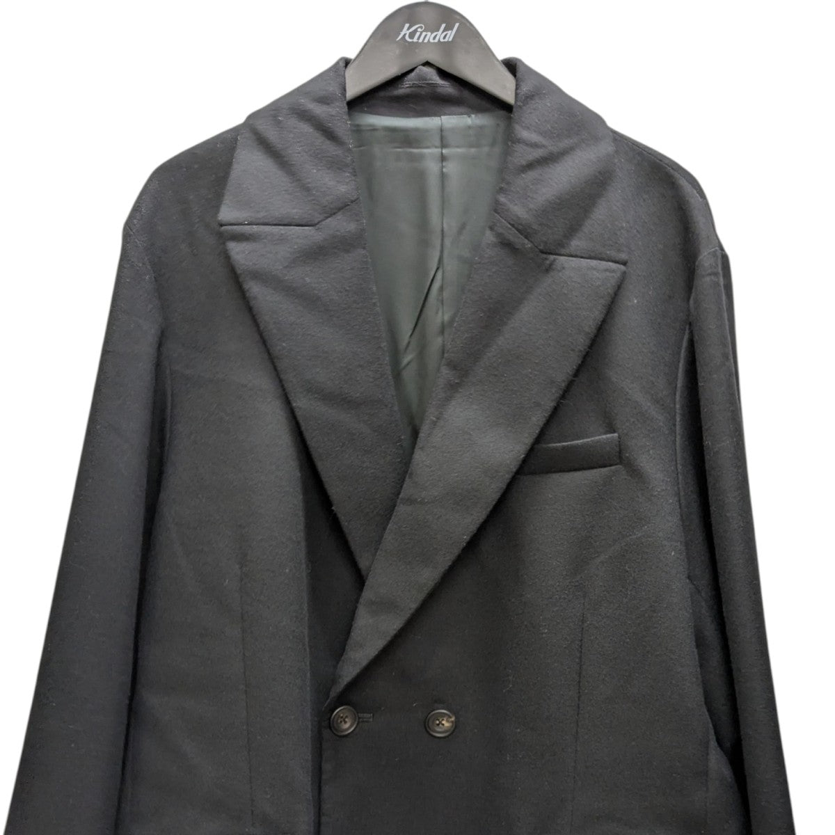 Oversized Peak Lapel Jacket オーバーサイズウールジャケット