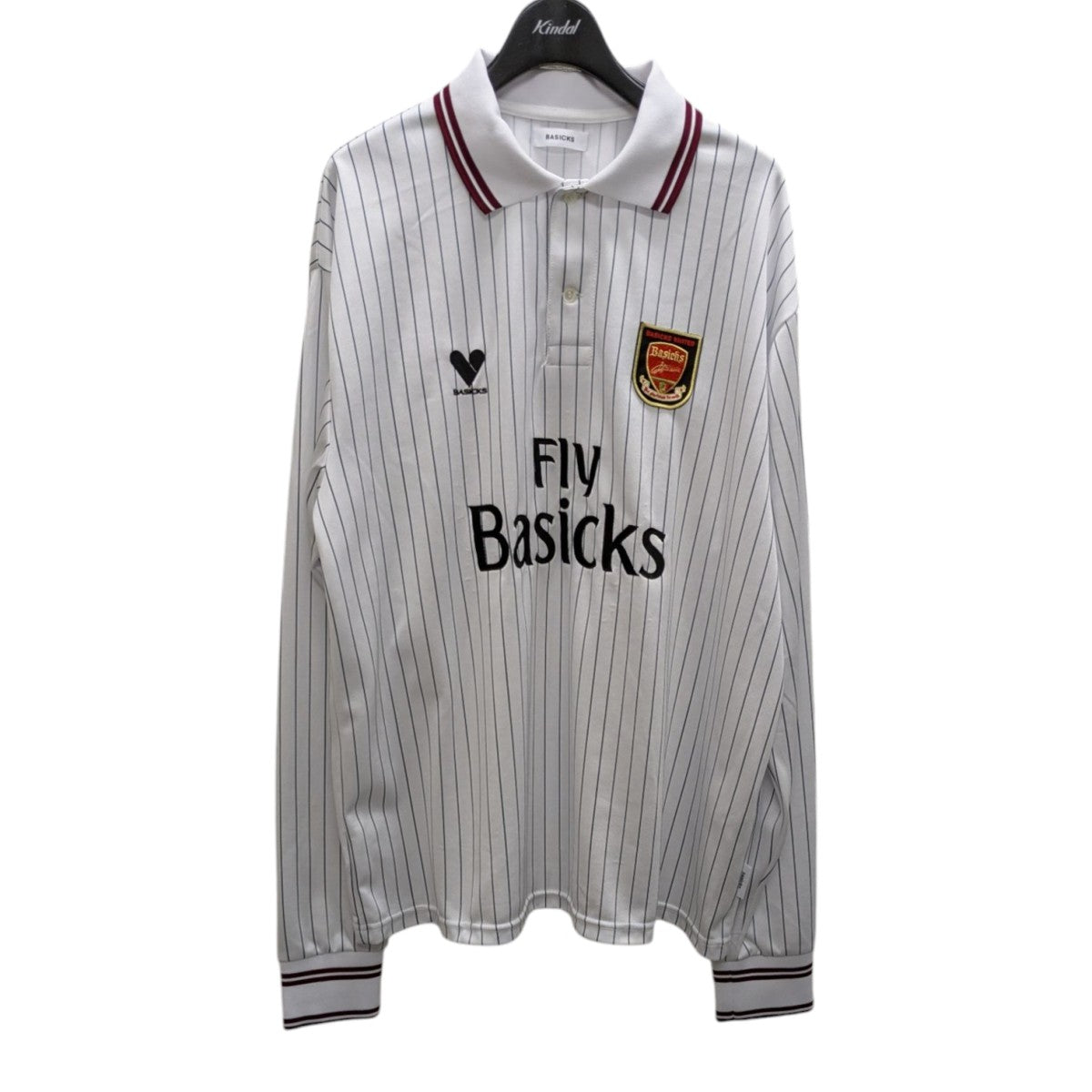 BASICKS(ベイシックス) 25SS Oversized Stripe Football Shirt
