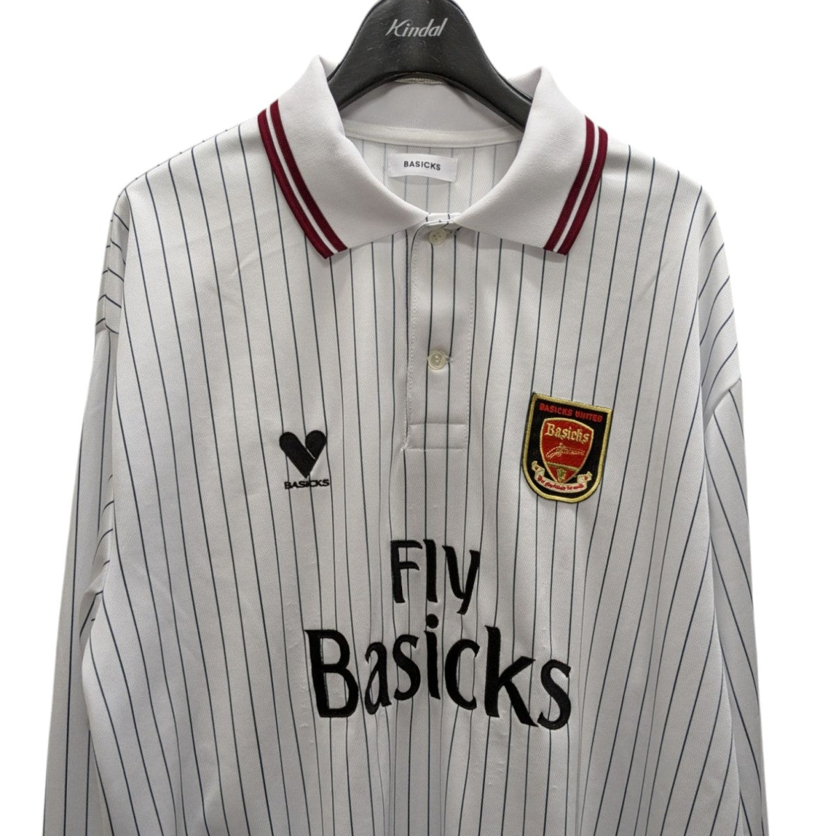 トップス Basicks OVERSIZED STRIPE FOOTBALL SHIRT BASICKS / Oversized Stripe Football Shirt | JUR