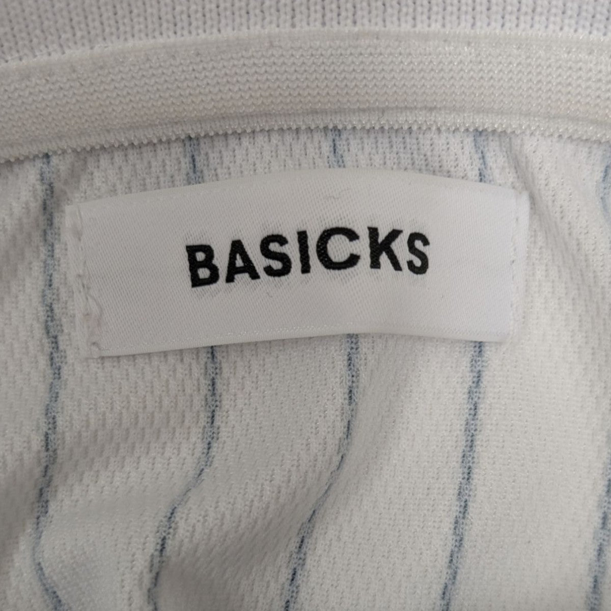 BASICKS(ベイシックス) 25SS Oversized Stripe Football Shirt