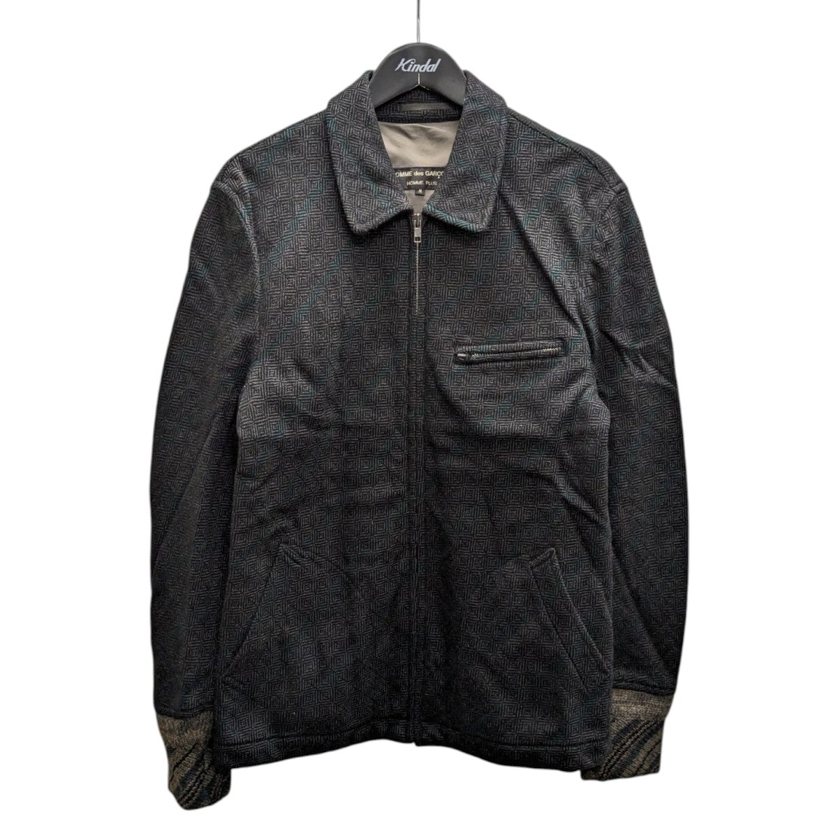97AW19バイアス期ウールジップジャケット