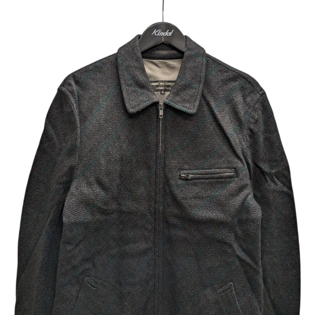 97AW19バイアス期ウールジップジャケット