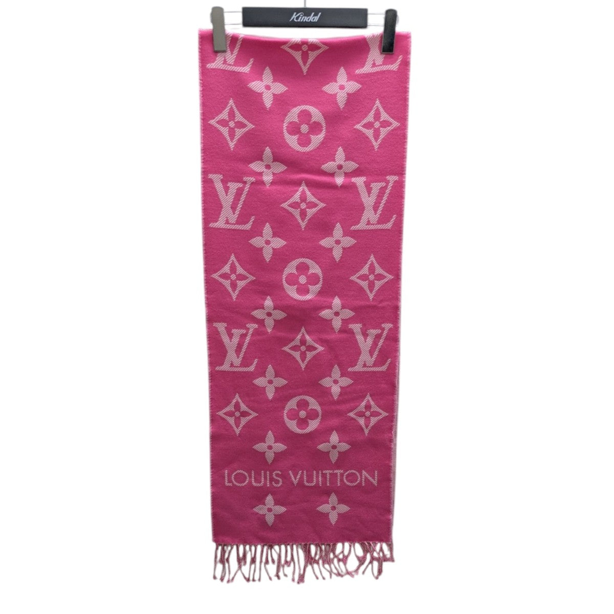 LOUIS VUITTON ピンク マフラー LOUIS VUITTON(ルイヴィトン) LVエセンシャル モノグラム