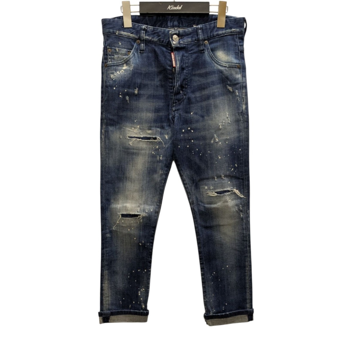 head jean リペアペンキデニムパンツ