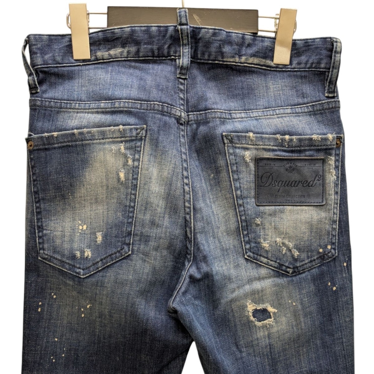head jean リペアペンキデニムパンツ