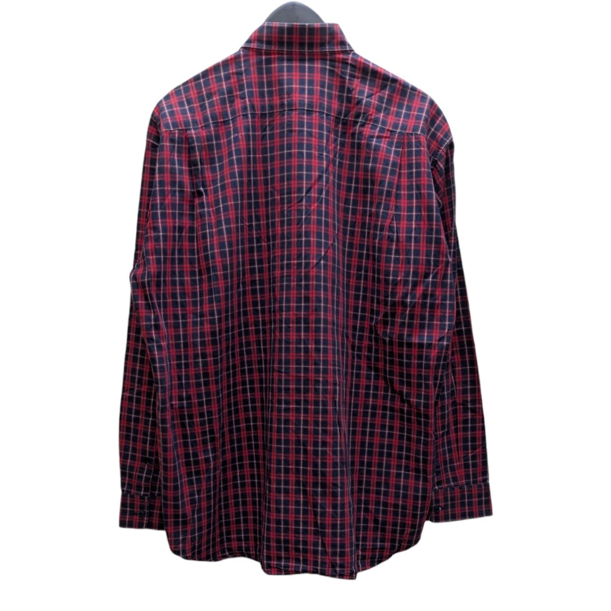 BALENCIAGA(バレンシアガ) L S Tab Check Shirt ショルダーロゴ BALENCIAGA(バレンシアガ) L S Tab Check Shirt ショルダーロゴ