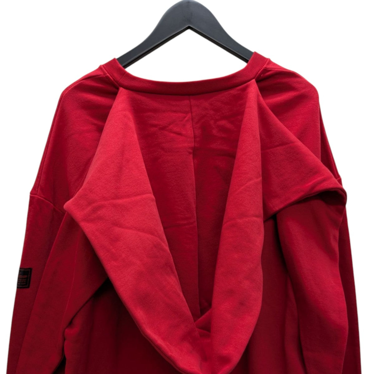 RAF SIMONS(ラフシモンズ) 変形デザインスウェット 222-W164 レッド