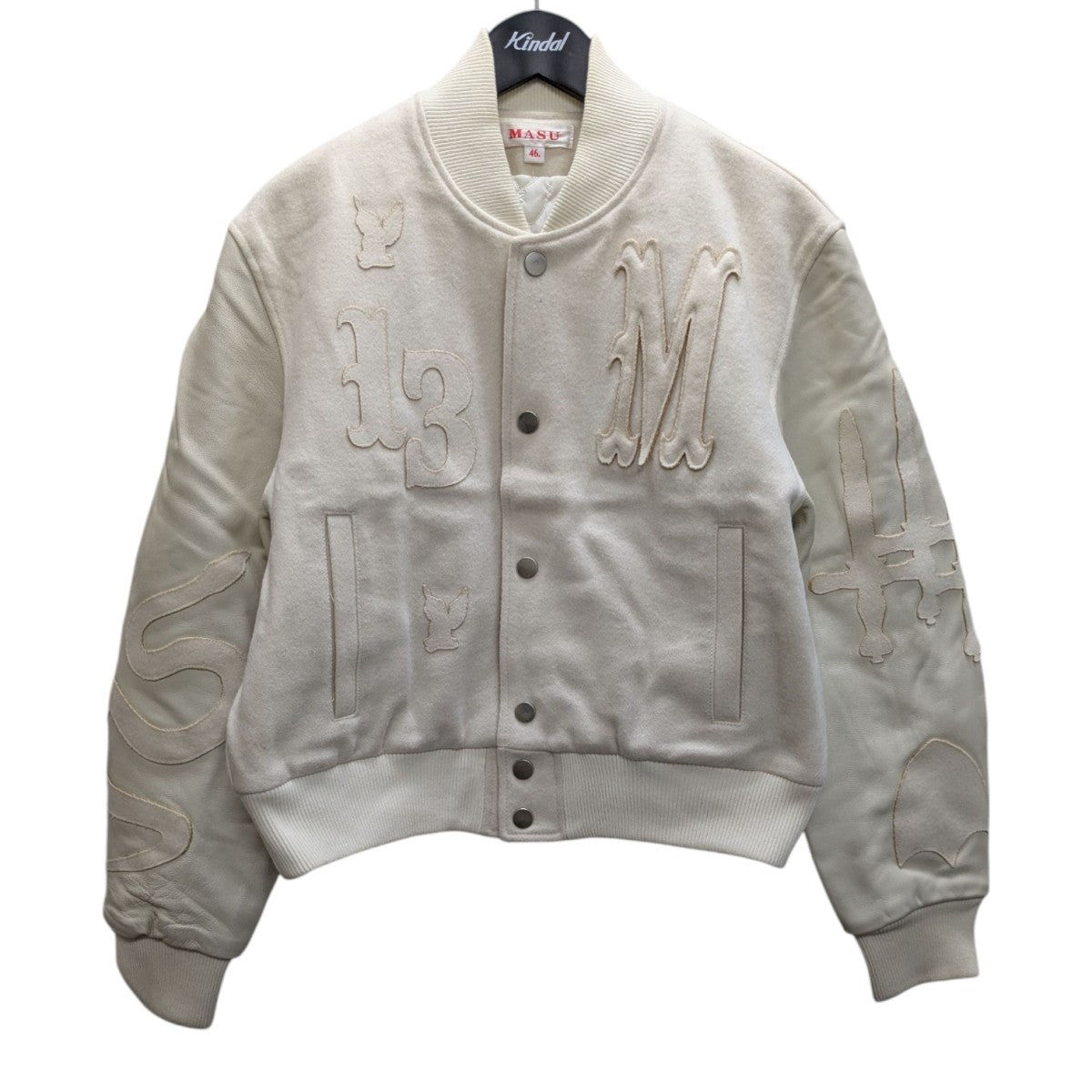 MASU(エムエーエスユー) WING-CUT LEATHER TRUCKER JACKET