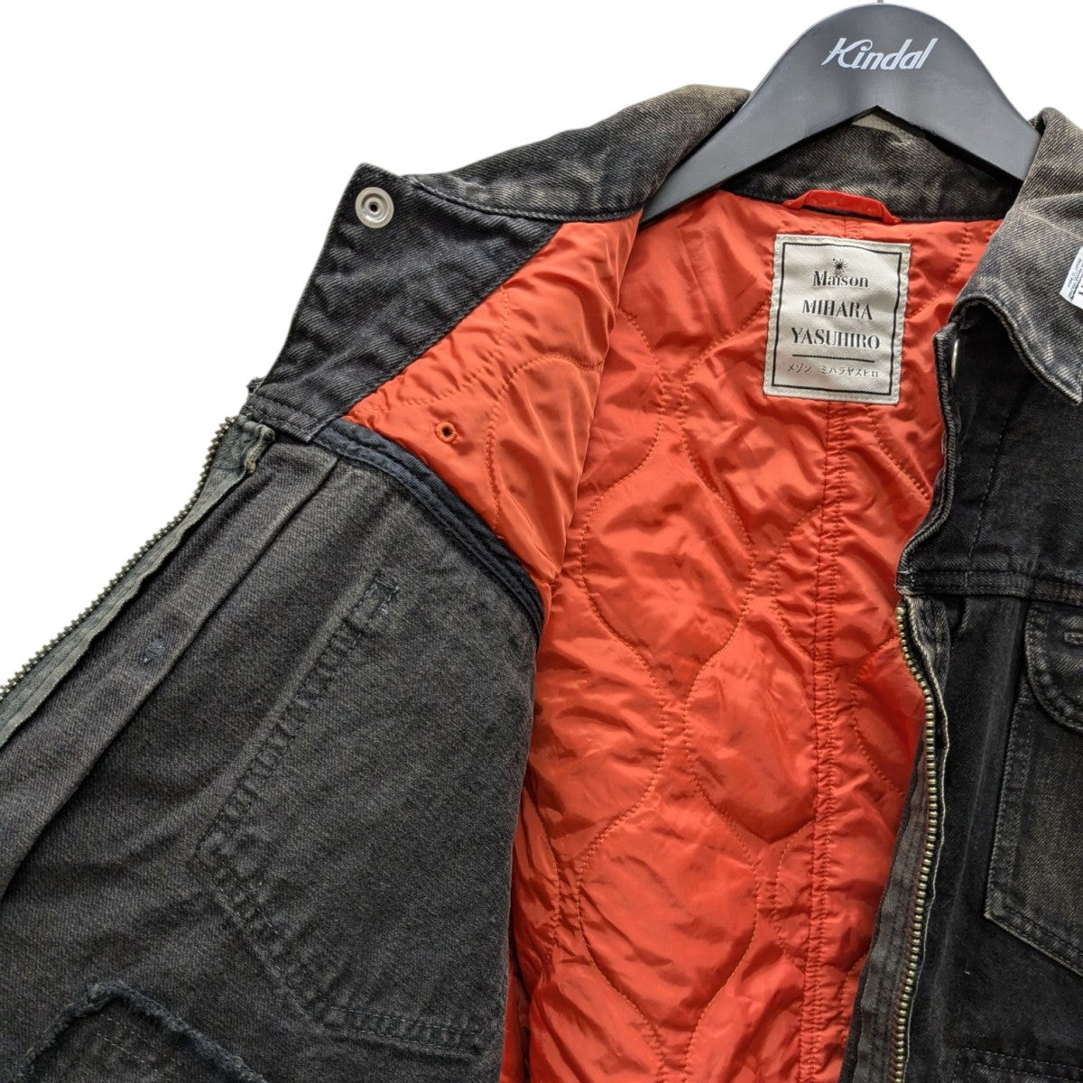メゾンミハラヤスヒロ 24AW ダブルレイヤードデニムジャケット Maison MIHARA YASUHIRO Double Layered Denim Jacket （Indigo