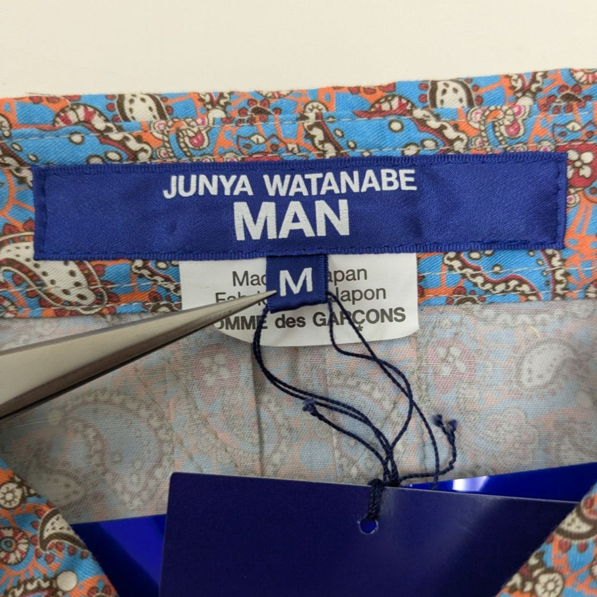 JUNYA WATANABE - ジュンヤワタナベ　名作ローンペイズリー花柄バルーンブラウス JUNYA WATANABE - ジュンヤワタナベ 名作ローンペイズリー花柄