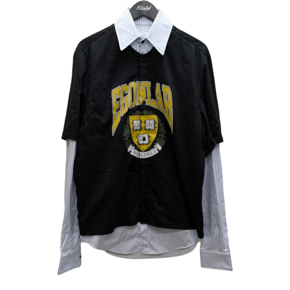 25SS 新品 EGON LAB エゴンラボ シャツ Tシャツ ドッキング S 25SS 新品 EGON LAB エゴンラボ シャツ Tシャツ ドッキング S