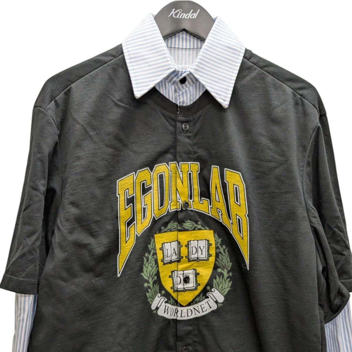 25SS 新品 EGON LAB エゴンラボ シャツ Tシャツ ドッキング S 25SS 新品 EGON LAB エゴンラボ シャツ Tシャツ ドッキング S