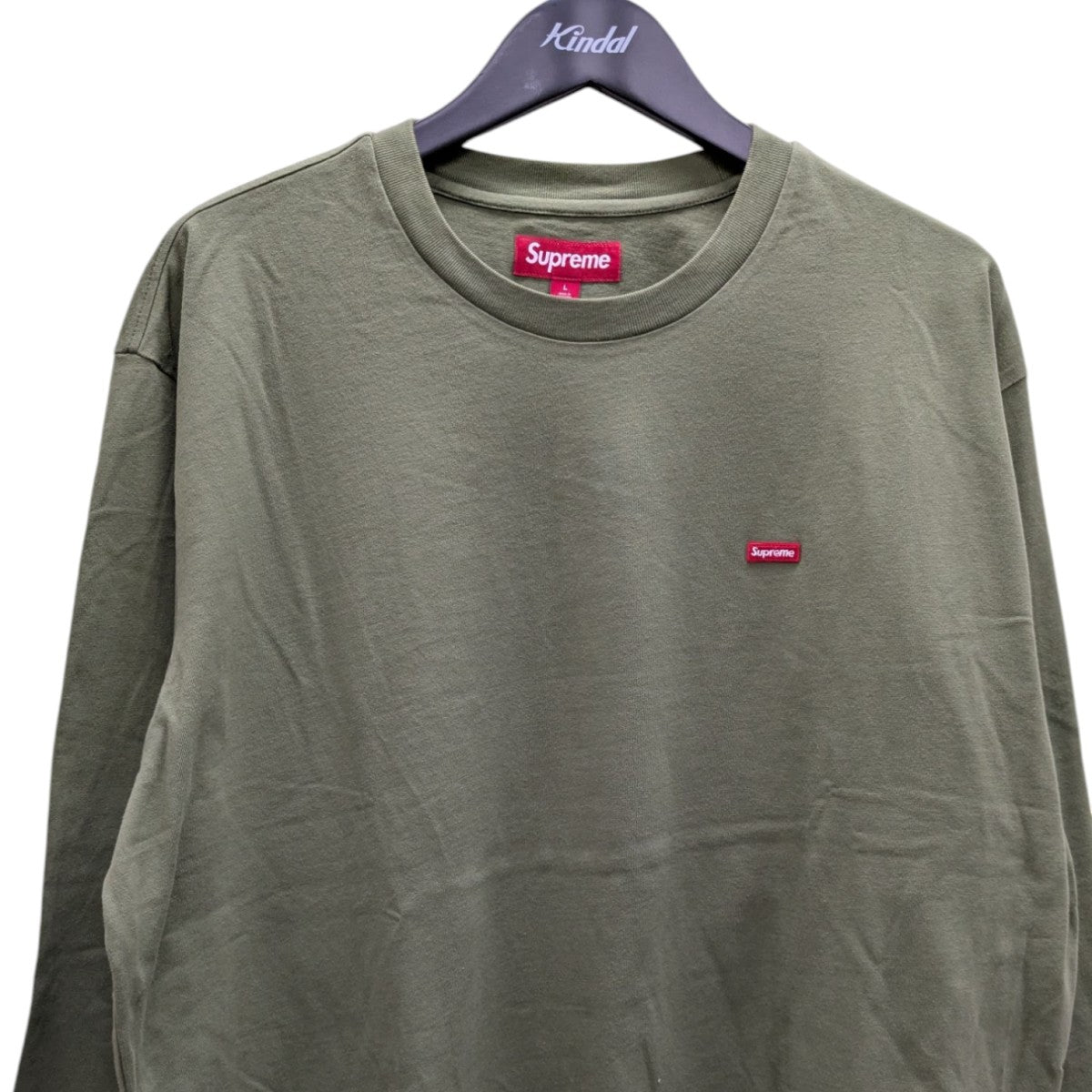 25SSSmall Box L S TeeスモールボックスロゴロングスリーブTシャツ