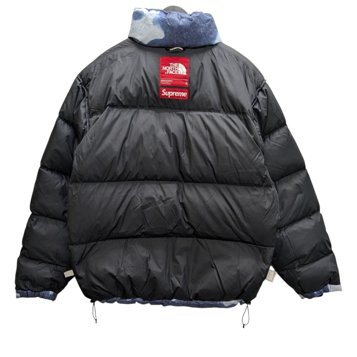 THE NORTH FACE×Supreme Bleached Denim Print Nuptse Jacket ヌプシ