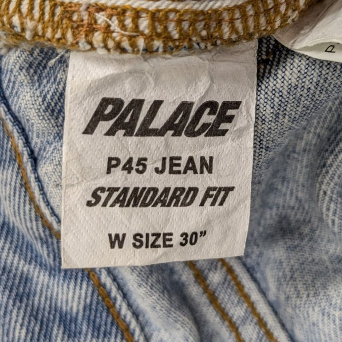 PALACE(パレス) P45 STANDARD JEANデニムパンツ インディゴ