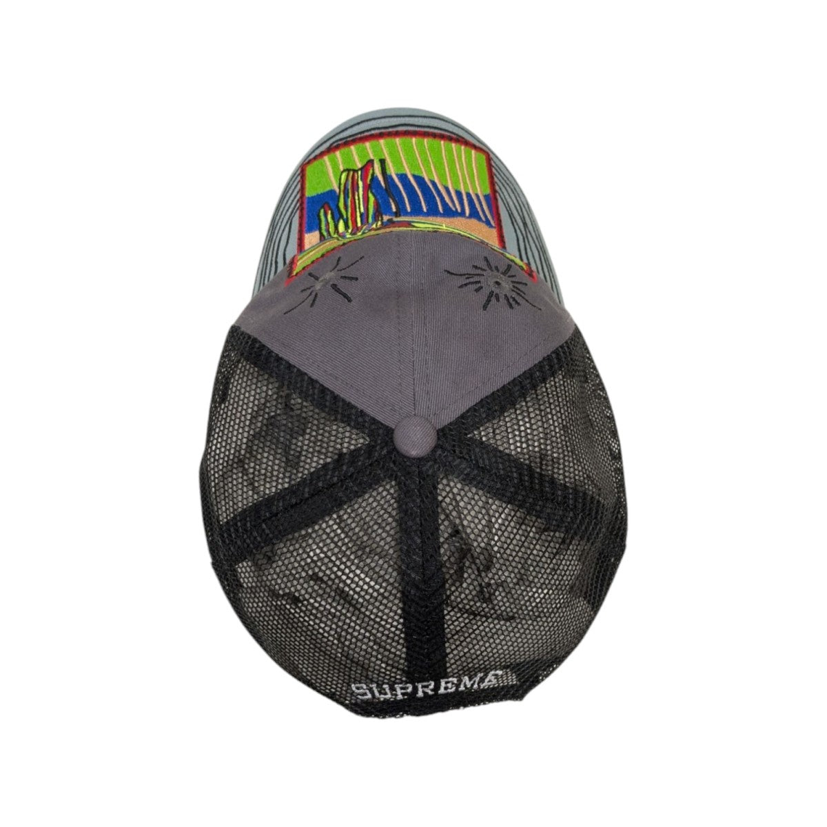Supreme Reaper Mesh Back 6-Panel Grey - SS25 - US